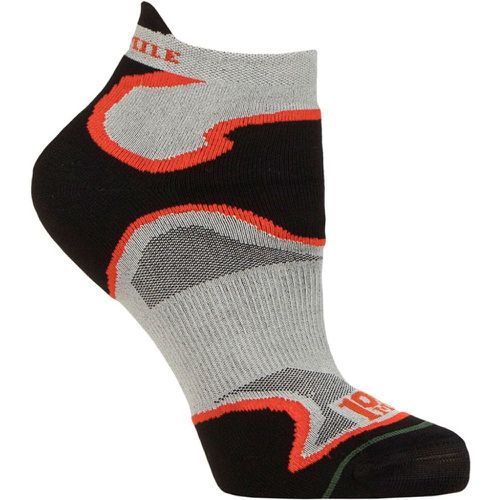 Mens and Ladies 1 Pair Multi Sport Fusion Socklet Socks Silver / Orange 6-8.5 Mens - 1000 Mile - Modalova