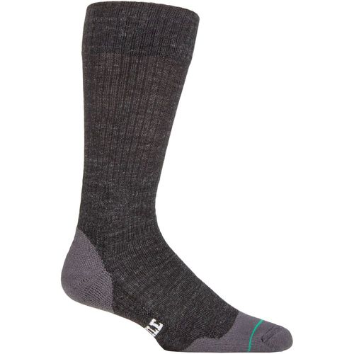 Mens and Ladies 1 Pair 'Tactel' Fusion Walking Socks In 2 Colours Charcoal 9-11.5 Mens - 1000 Mile - Modalova