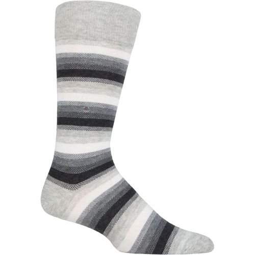 Mens 1 Pair Organic Cotton Striped Socks 6.5-11 Mens - Burlington - Modalova