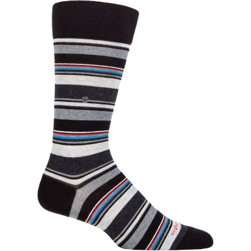 Mens 1 Pair Polo Stripe Cotton Socks 6.5-11 Mens - Burlington - Modalova