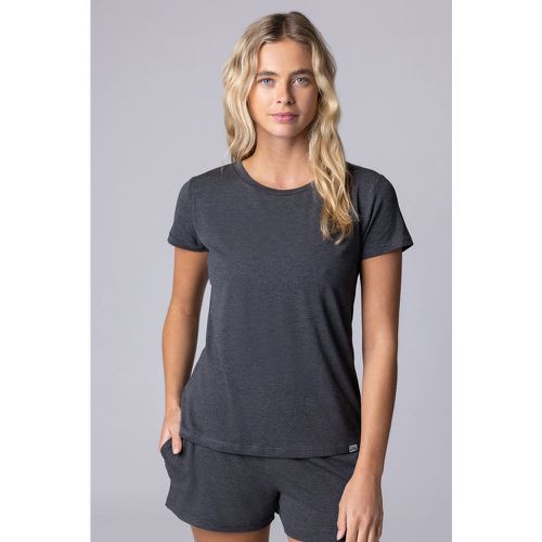 Women's 1 Pack Bamboo Loungewear Selection T-Shirt Charcoal UK 12 - Lazy Panda - Modalova