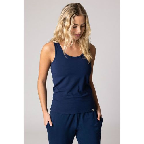 Women's 1 Pack Bamboo Loungewear Selection Vest Top Navy Vest Top 10 Ladies - Lazy Panda - Modalova