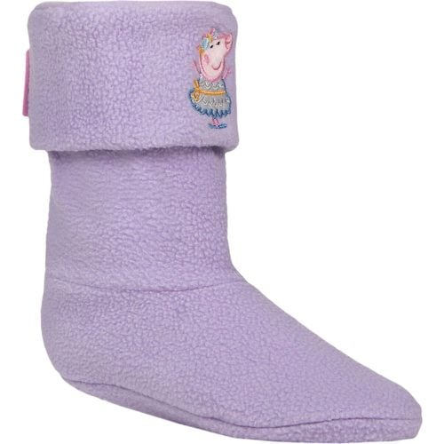 Totes 1 Pair Kids Peppa Pig Welly Liner Socks Peppa 5-6 Years - SockShop - Modalova