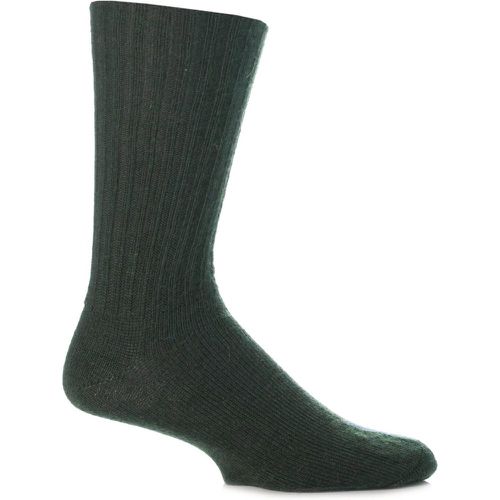 Pair of London Mohair Ribbed Knit Comfort Cuff True Socks Unisex 11-13 Unisex - SOCKSHOP of London - Modalova