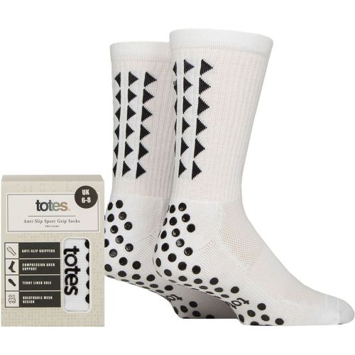 Totes 2 Pair Gripper Sports Socks 9-11 UK - SockShop - Modalova