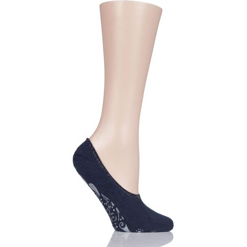 Pair Navy Cosy Ballerina Slipper Socks with Carry Pouch Ladies 7-8 Ladies - Falke - Modalova