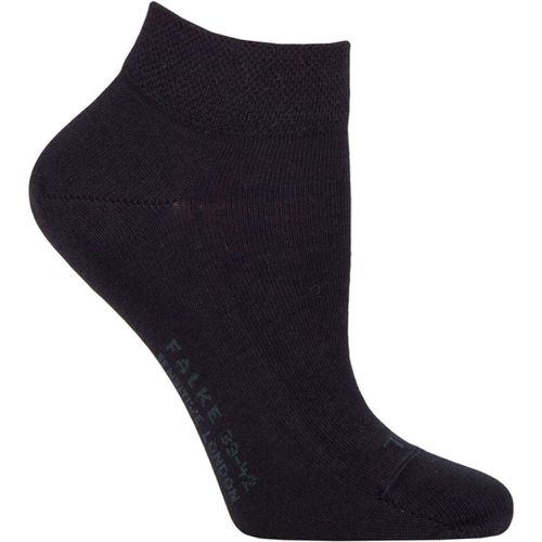 Women's 1 Pair Sensitive London Gentle Grip Cotton Sneaker Socks Dark Navy 2.5-5 Ladies - Falke - Modalova