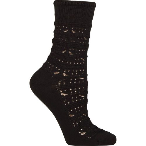 Women's 1 Pair Granny Square Bamboo Socks 2.5-5 Ladies - Falke - Modalova