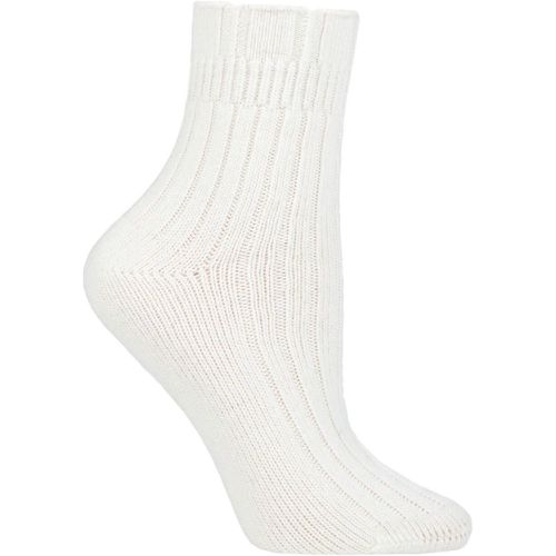 Women's 1 Pair Ribbed Wool Bed Socks Off 5.5-8 Ladies - Falke - Modalova