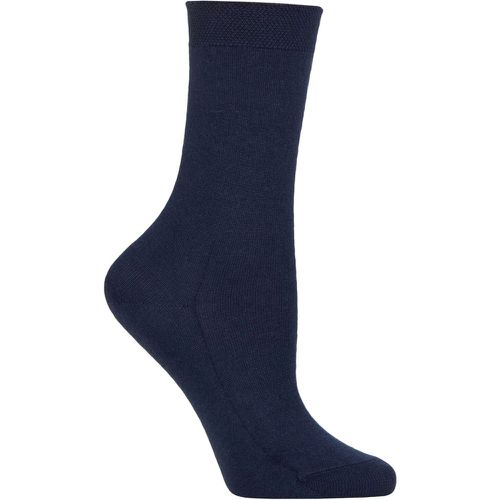 Women's 1 Pair No 1 85% Cashmere Socks Navy 4-5 Ladies - Falke - Modalova