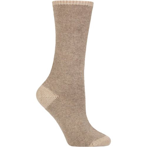 Women's 1 Pair No 1 100% Cashmere Socks Beige 2.5-3.5 Ladies - Falke - Modalova