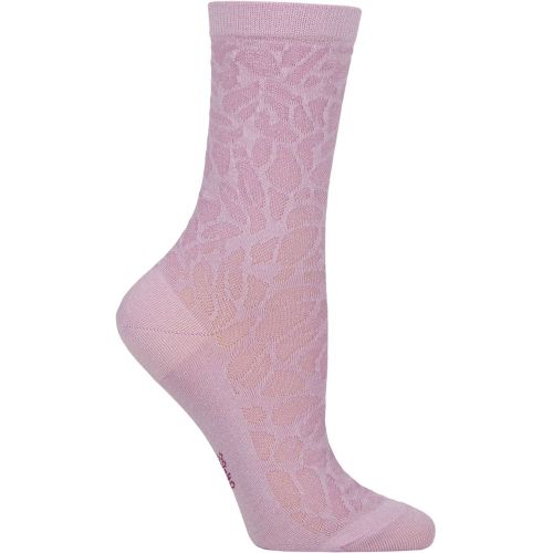 Women's 1 Pair Falke Creole Texture Animal Print Cotton Socks Shell 7-8 Women's - SockShop - Modalova