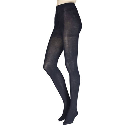 Women's 1 Pair Family Combed Cotton Tights Dark Navy Medium / Large - Falke - Modalova