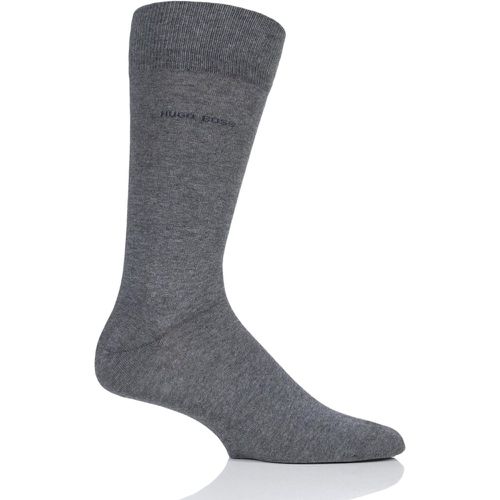 Pair Light BOSS Marc Plain 98% Combed Cotton Socks Men's 8.5-11 Mens - Hugo Boss - Modalova