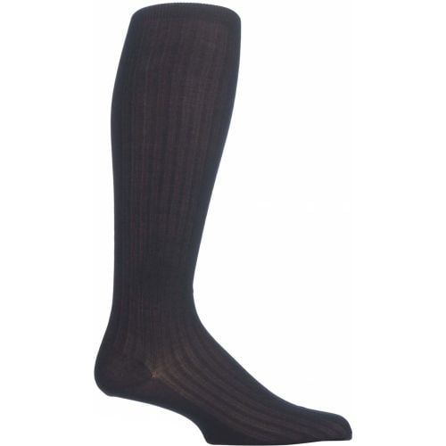 Pair Navy Merino Wool Rib Knee High Socks Men's 7.5-9.5 Mens - Pantherella - Modalova