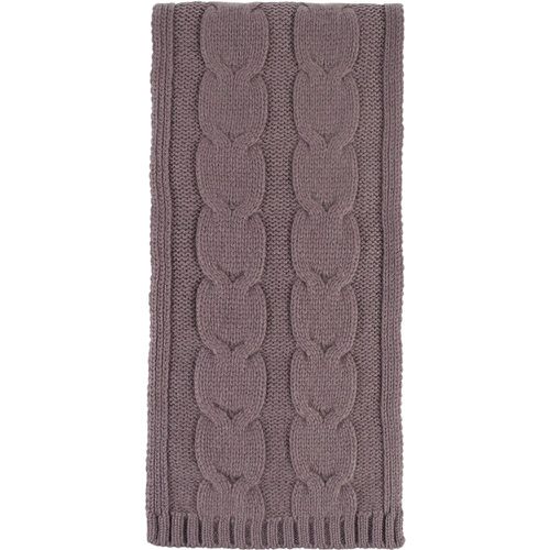 Pack Clay Great and British Knitwear 100% Cashmere Cable Knit Scarf. Made In Scotland Ladies One Size - Great & British Knitwear - Modalova