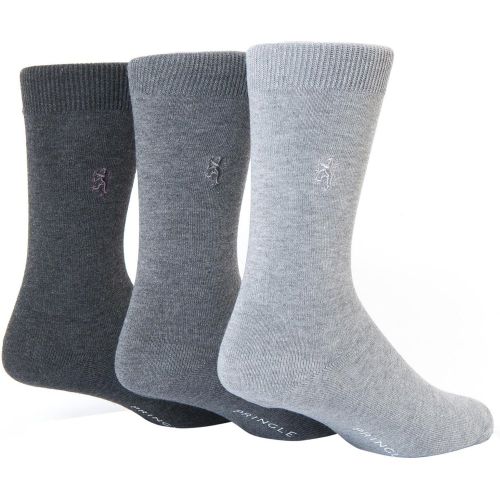 Pair Charcoal Classic Bamboo Plain Socks Men's 7-11 Mens - Pringle Of Scotland - Modalova