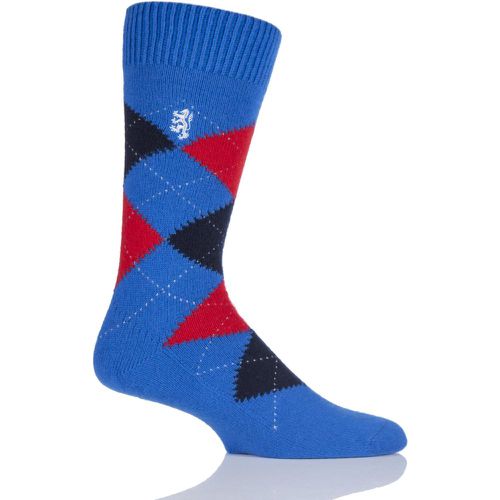 Pair Bright 85% Cashmere Argyle Socks Men's 9-11 Mens - Pringle Of Scotland - Modalova