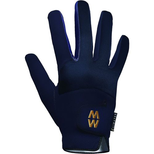 Mens and Ladies 1 Pair Short Climatec Sports Gloves Navy 7.75 - MacWet - Modalova