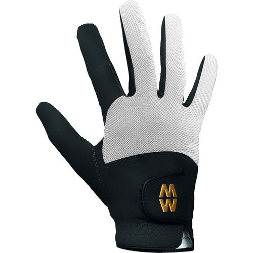 Mens and Ladies 1 Pair Short Mesh Sports Gloves & White 8.5 - MacWet - Modalova