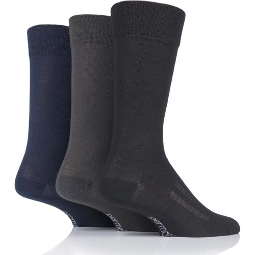 Mens and Women's 3 Pair PermaCool Evaporation Cooling Socks Black / Navy / Charcoal 9-11 Unisex - SockShop - Modalova