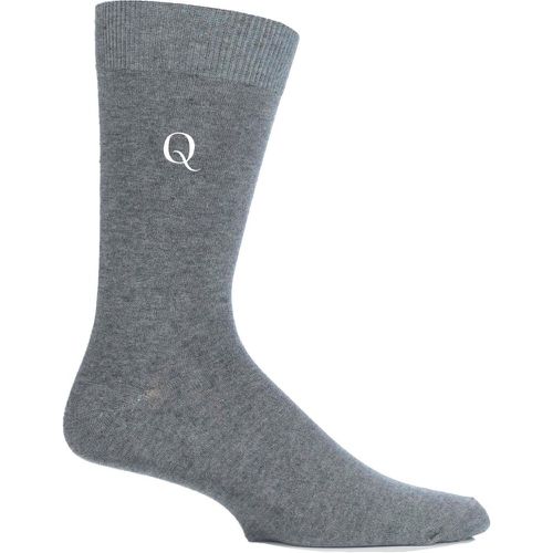 Pair Q Light New Individual Embroidered Initial Socks - P-T Men's 7-11 Mens - SockShop - Modalova