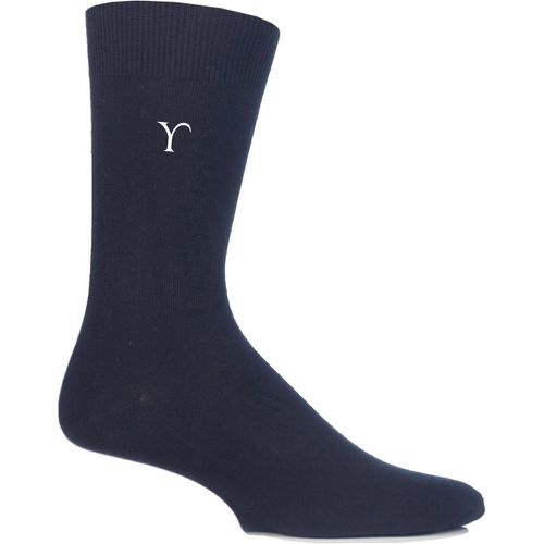 Pair Y Navy New Individual Embroidered Initial Socks - U-Z Men's 7-11 Mens - SockShop - Modalova