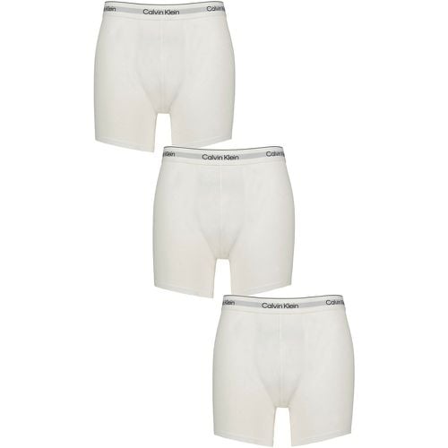 Mens 3 Pack Calvin Klein Cotton Stretch Longer Leg Trunks / / XXXL - SockShop - Modalova