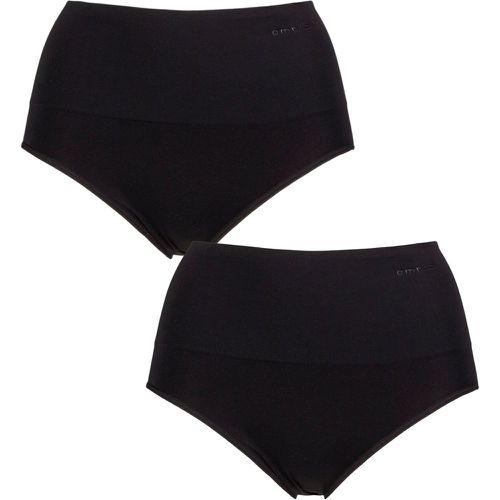 Ladies 2 Pack Seamless Smoothies Full Brief Underwear UK 8-10 - Ambra - Modalova
