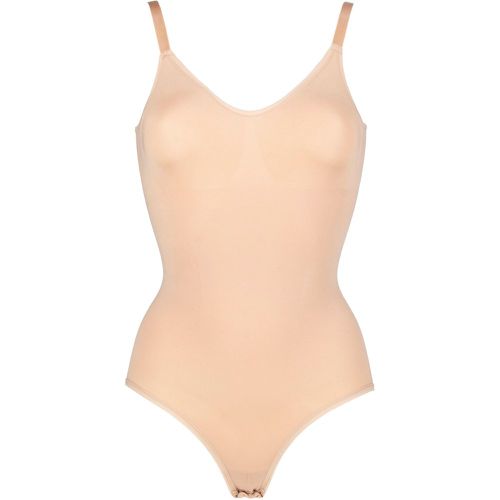 Ladies 1 Pack Powerlite Bodysuit Underwear Rose Beige UK 14-16 - Ambra - Modalova