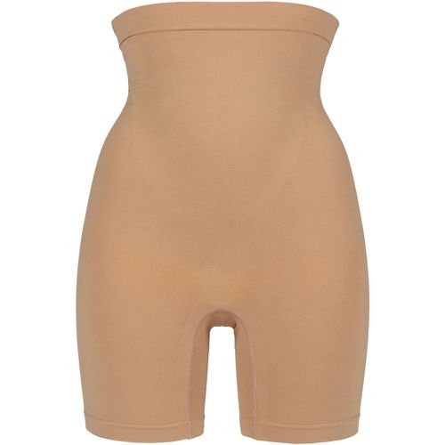 Women's 1 Pack Ambra Killer Curves Hi-Waisted Shaping Shorts Toffee UK 18-20 - SockShop - Modalova