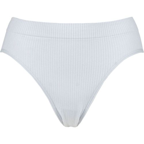 Ladies 1 Pack Organic Cotton Hi Cut Brief Underwear Cool UK 12-14 - Ambra - Modalova