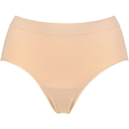 Ladies 1 Pack Bare Essentials Midi Brief Underwear Rose Beige UK 12-14 - Ambra - Modalova