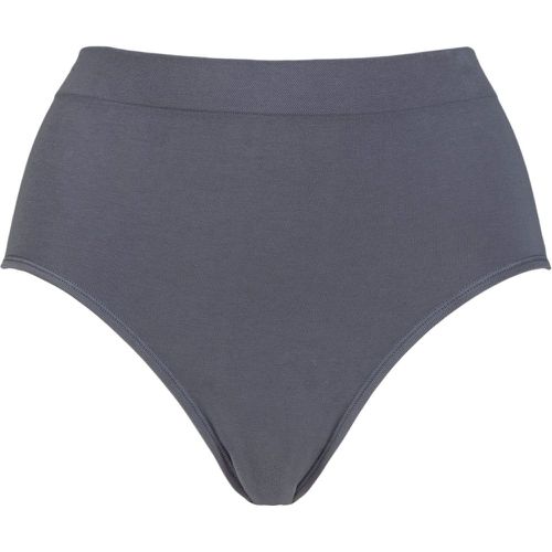 Ladies 1 Pack Ambra Organic Cotton Full Brief Underwear Steel UK 10-12 - SockShop - Modalova