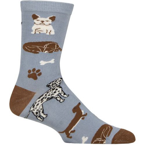 Mens and Women's 1 Pair Shared Earth Fair Trade Dogs Bamboo Socks Dogs UK 3-7 - SockShop - Modalova