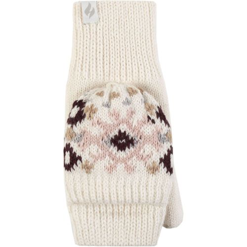 Women's 1 Pack SOCKSHOP Heather Patterned Converter Mittens One Size - Heat Holders - Modalova