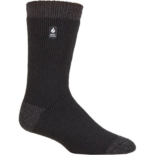 Mens 1 Pair SOCKSHOP 2.3 TOG Patterned and Plain Thermal Socks Berlin Heel & Toe 6-11 Mens - Heat Holders - Modalova