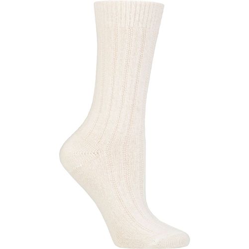 Women's 1 Pair Cashmere Ribbed Socks One Size - Charnos - Modalova