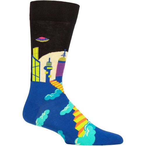 Mens and Women's 1 Pair City X Socks Multi 4-7 Unisex - Happy Socks - Modalova