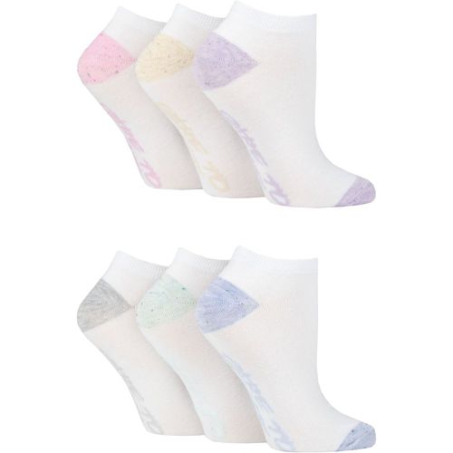 Women's 6 Pair Performance Trainer Socks 4-8 Ladies - Dare To Wear - Modalova