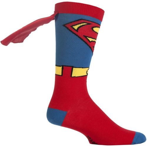 Pair Superman Cape Socks Men's 6-11 Mens - Film & TV Characters - Modalova