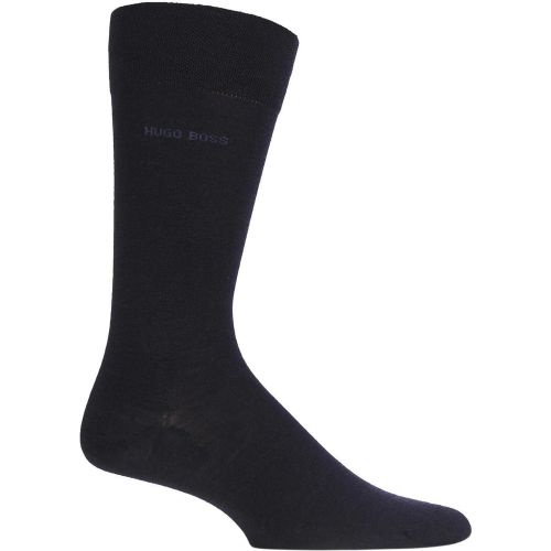 Pair Dark BOSS William Plain Merino Wool Socks Men's 8.5-9.5 Mens - Hugo Boss - Modalova