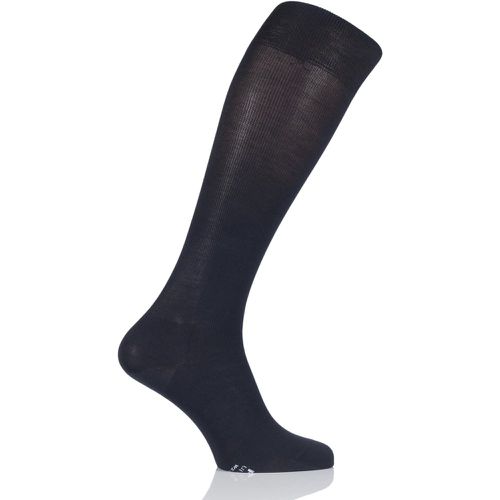 Pair Navy Ultra Energising Cotton Compression Socks Men's 7-8 Mens (Calf Width 36-40cm) - Falke - Modalova