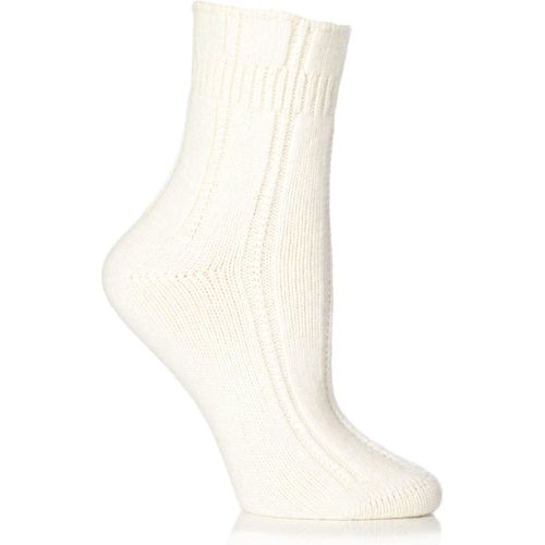 Pair Cream Angora Bed Socks Ladies 5.5-8 Ladies - Falke - Modalova