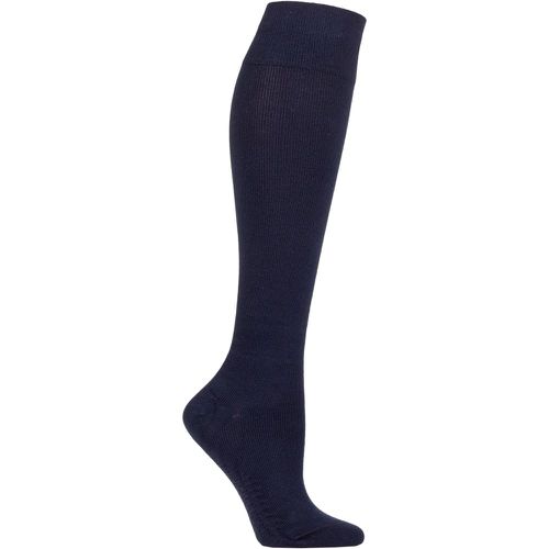 Mens and Women's 1 Pair Milk Compression Massage Socks Navy L - Atom - Modalova