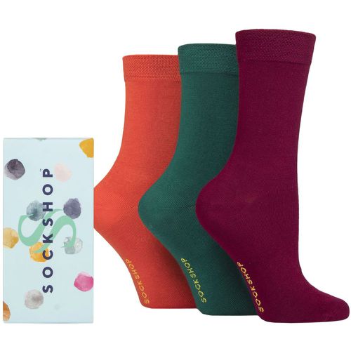 Women's 3 Pair Bamboo Bright Gift Boxed Socks California Dreamin' 4-8 Ladies - SockShop - Modalova