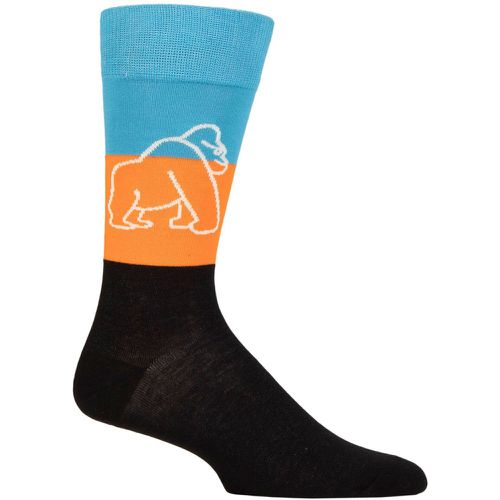 Mens and Ladies 1 Pair Mountain Gorilla Socks Multi 4-7 Unisex - Happy Socks - Modalova
