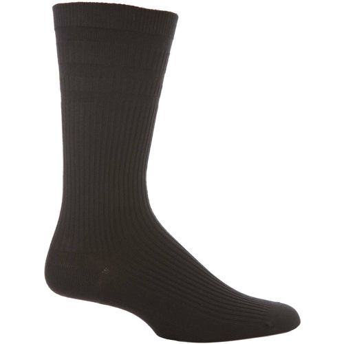 Pair Extra Wide Cotton Softop Socks Men's 6-11 Mens - HJ Hall - Modalova