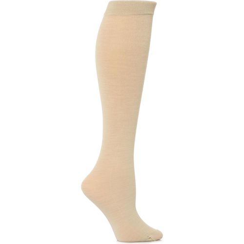 Pair Stone Jennifer Merino Wool Knee High Socks Ladies One Size - Trasparenze - Modalova