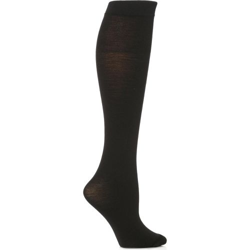 Pair Jennifer Merino Wool Knee High Socks Ladies One Size - Trasparenze - Modalova